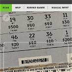 lottery ticket scanner message